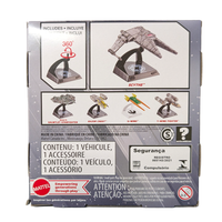 Inquisitor Transport Shuttle Scythe 5 in Hot Wheels Starships Select 2026 Mattel packaging back view