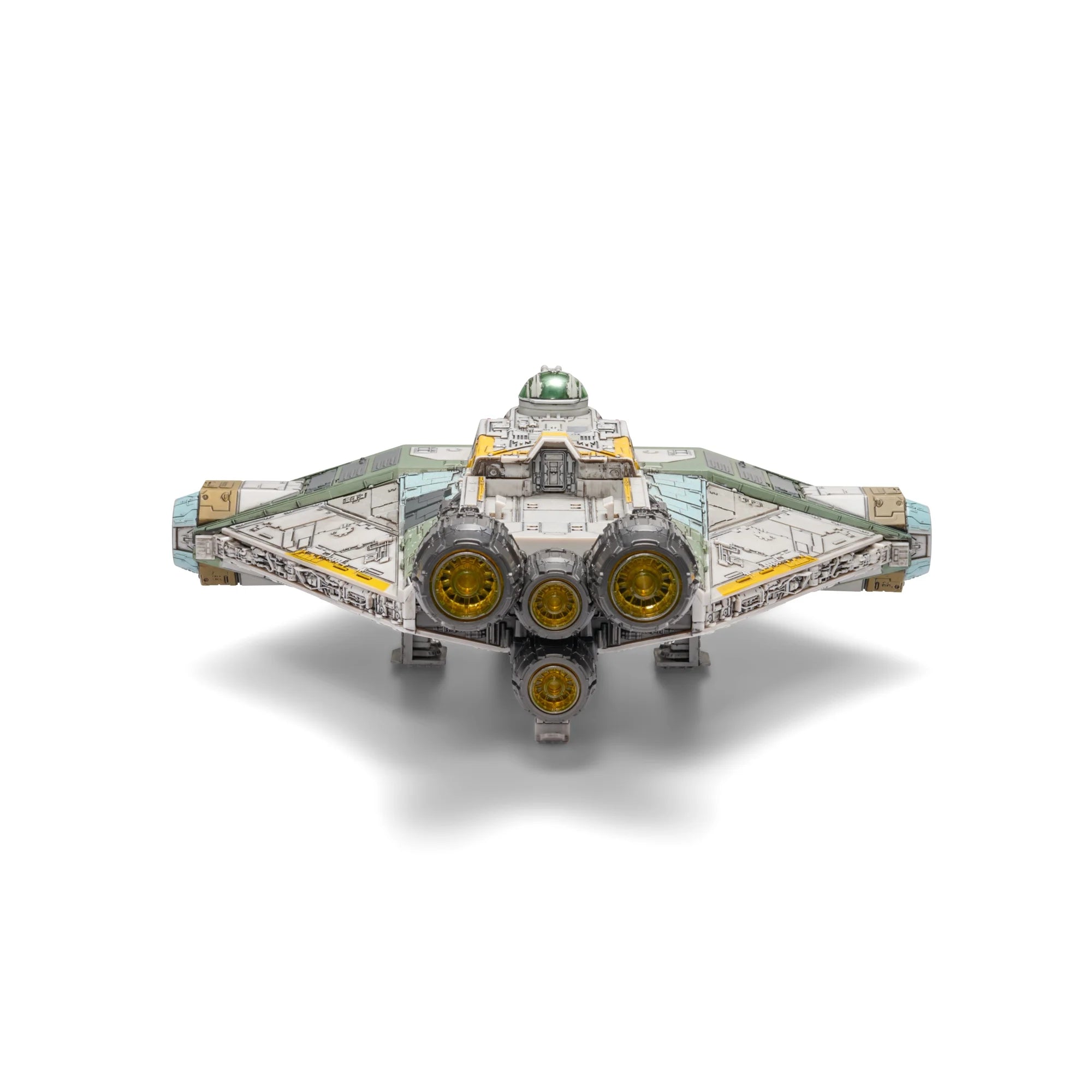 Star Wars Micro Galaxy Ghost 15" Vehicle Lights Sounds 4 Figures Rebels New collectible by Disney displayed from the rear view.
