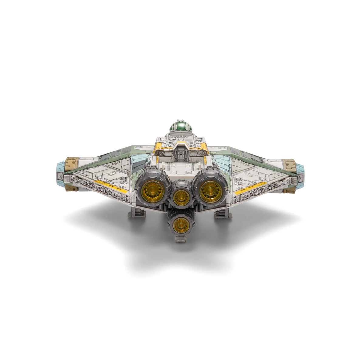 Star Wars Micro Galaxy Ghost 15" Vehicle Lights Sounds 4 Figures Rebels New collectible by Disney displayed from the rear view.