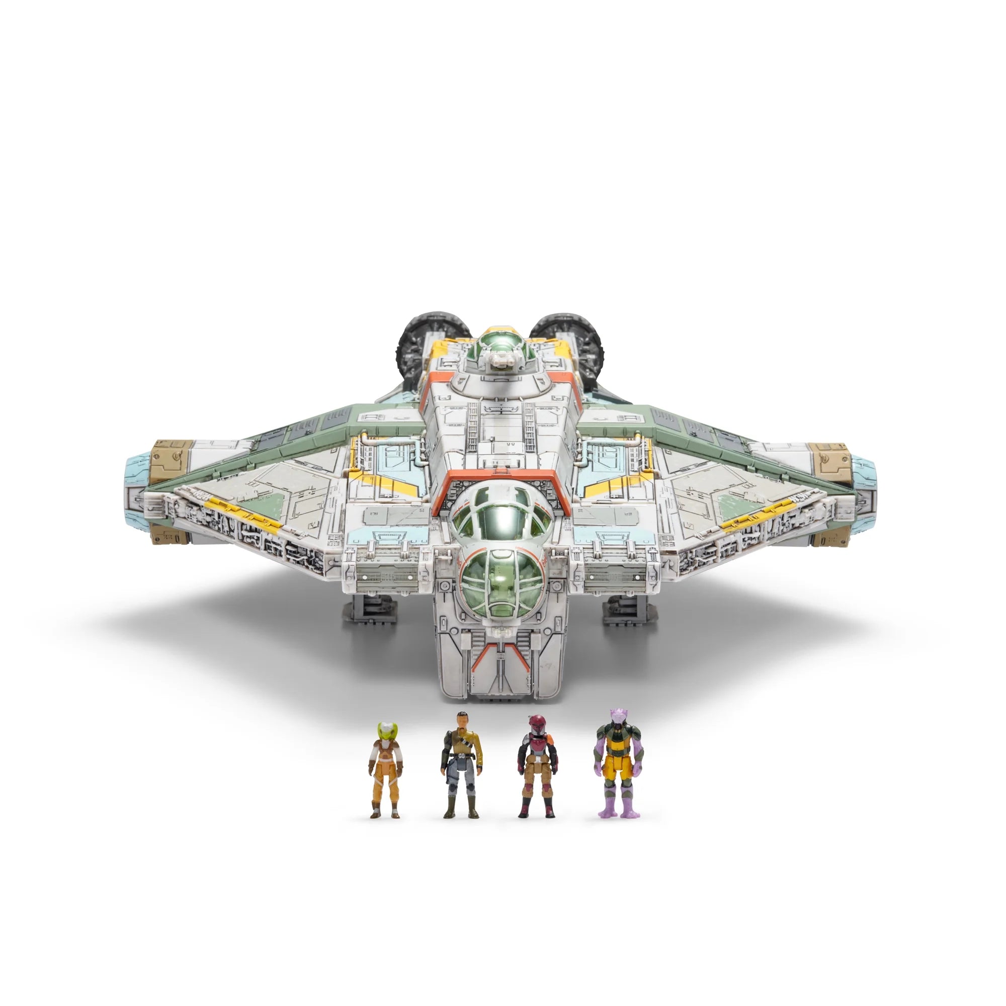 Star Wars Micro Galaxy Ghost 15" Vehicle Lights Sounds 4 Figures Rebels New by Disney collectible set