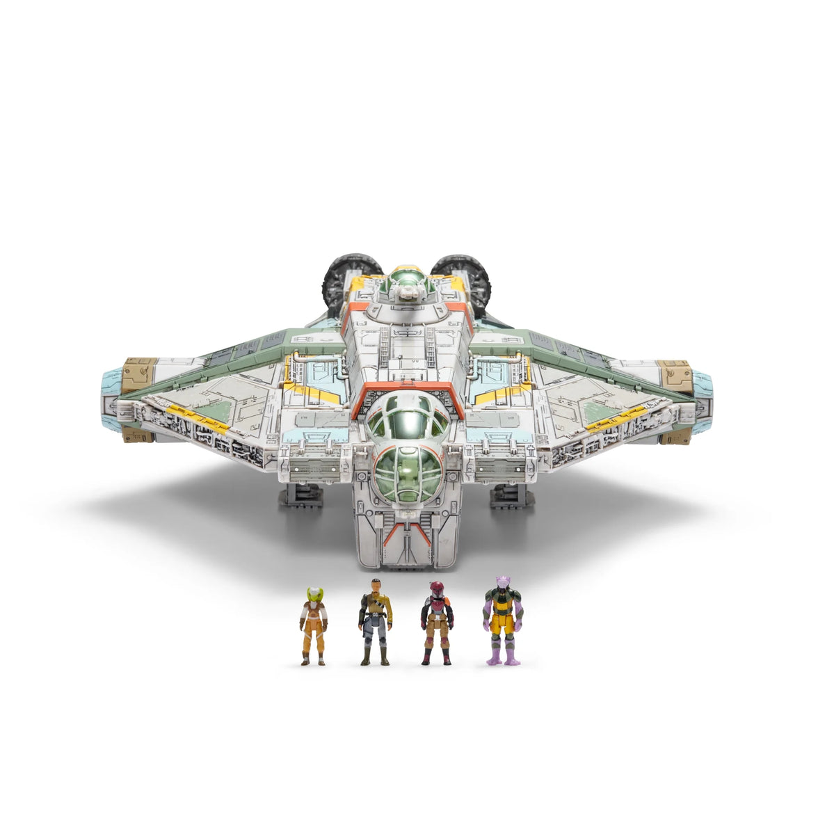 Star Wars Micro Galaxy Ghost 15" Vehicle Lights Sounds 4 Figures Rebels New by Disney collectible set