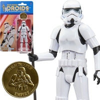 Star Wars The Black Series Droids Imperial Stormtrooper Action Figure (Creased Cardback) by Hasbro with collectible coin