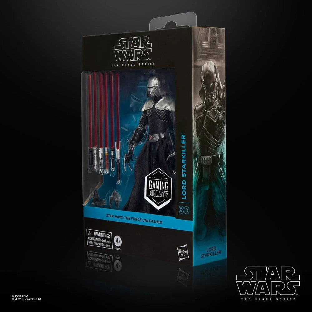 Lord Starkiller 1:12 Scale 6" Star Wars The Force Unleashed Action Figure by Hasbro in branded collector packaging