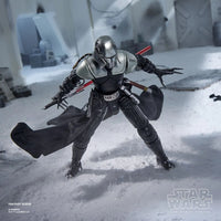 Lord Starkiller 1:12 Scale 6" Star Wars The Force Unleashed Action Figure by Hasbro posed in snowy battle scene