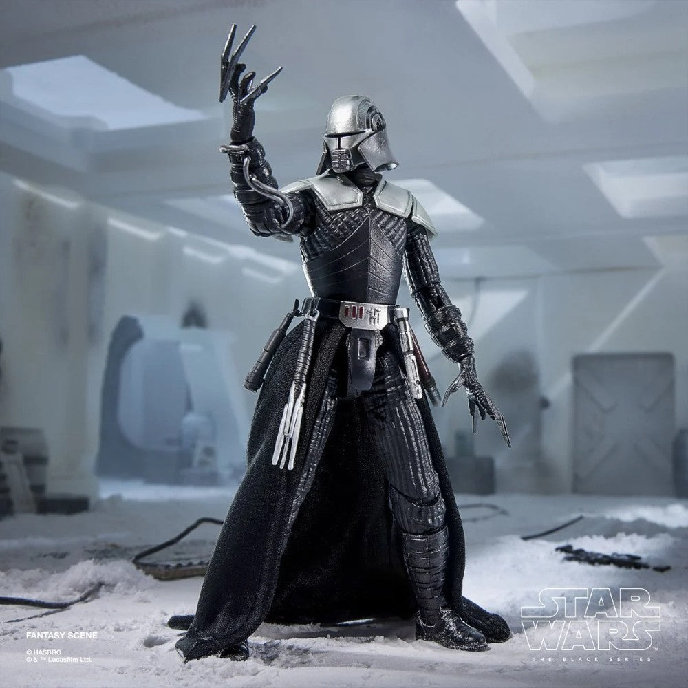 Lord Starkiller 1:12 Scale 6" Star Wars The Force Unleashed Action Figure by Hasbro in black armor with clawed hands