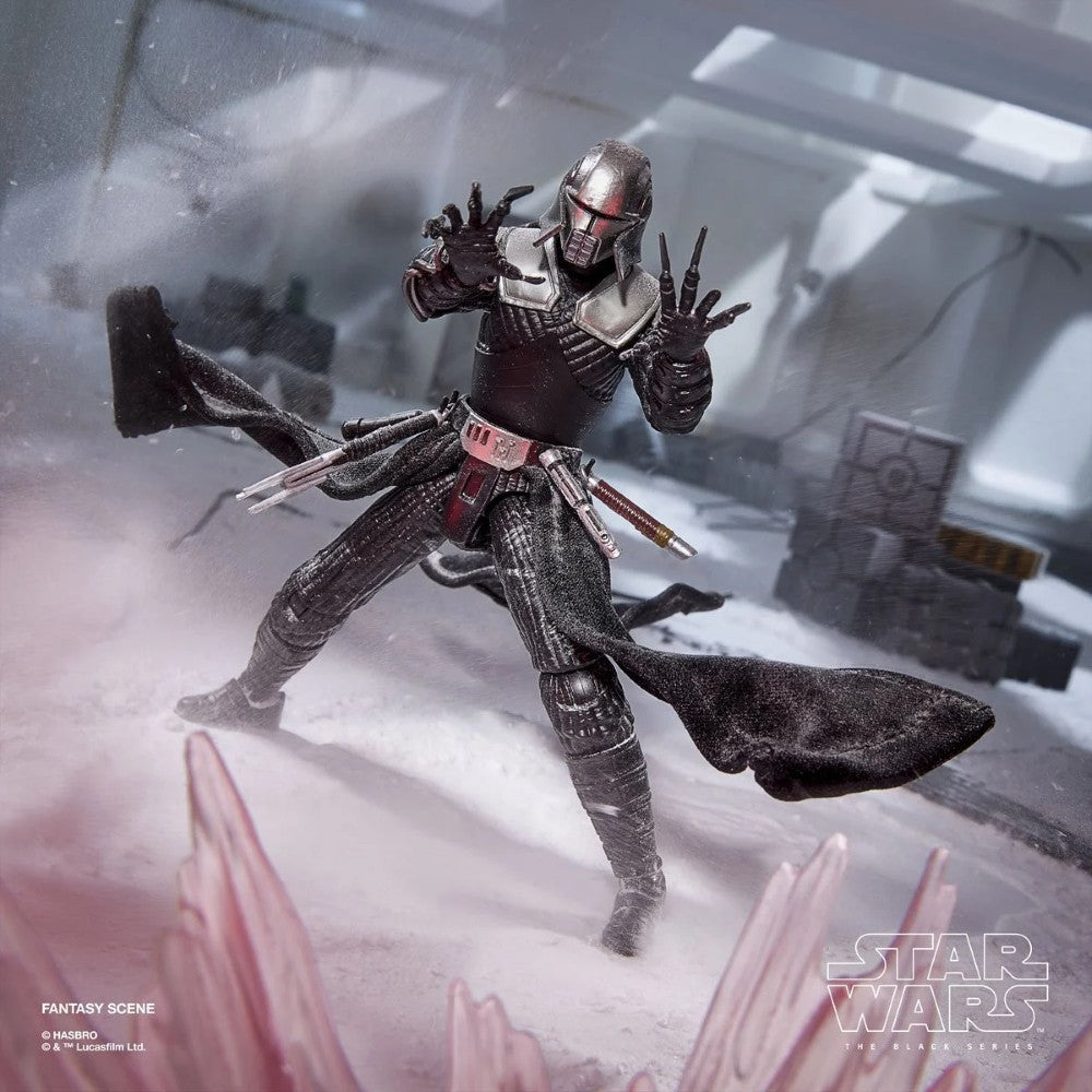 Lord Starkiller 1:12 Scale 6" Star Wars The Force Unleashed Action Figure by Hasbro in dynamic battle pose.