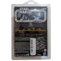 Back of ARC Trooper 1:18 | 3.75" Star Wars The Vintage Collection Action Figure VC-212 in case Kenner