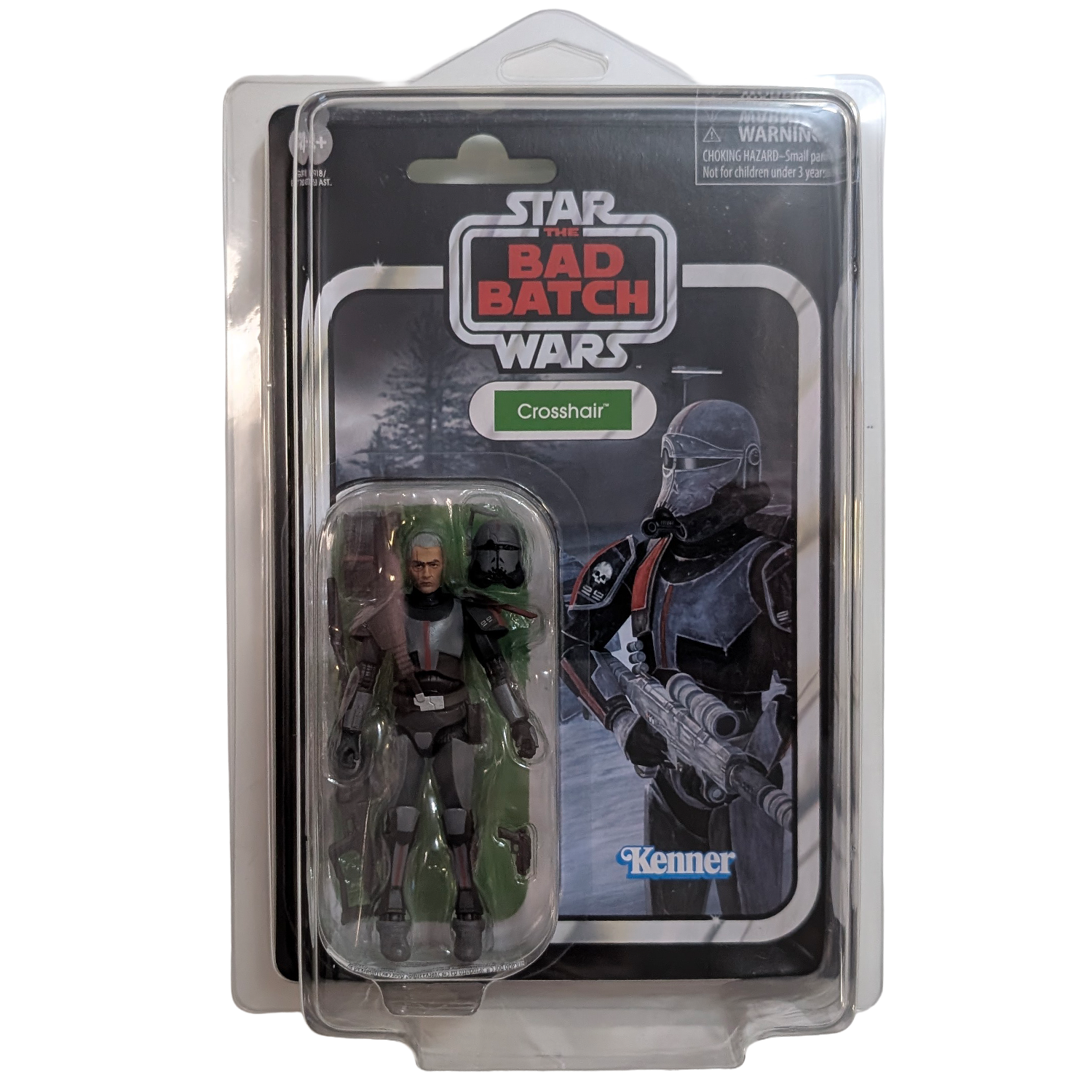 The Bad Batch Crosshair 1:18|3.75" Action Figure Star Wars Vintage Collection (VC370) in case Kenner