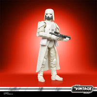Snowtrooper Imperial Remnant 1:18 Scale 3.75" Star Wars Vintage Collection Action Figure (VC-389) by Kenner on red background