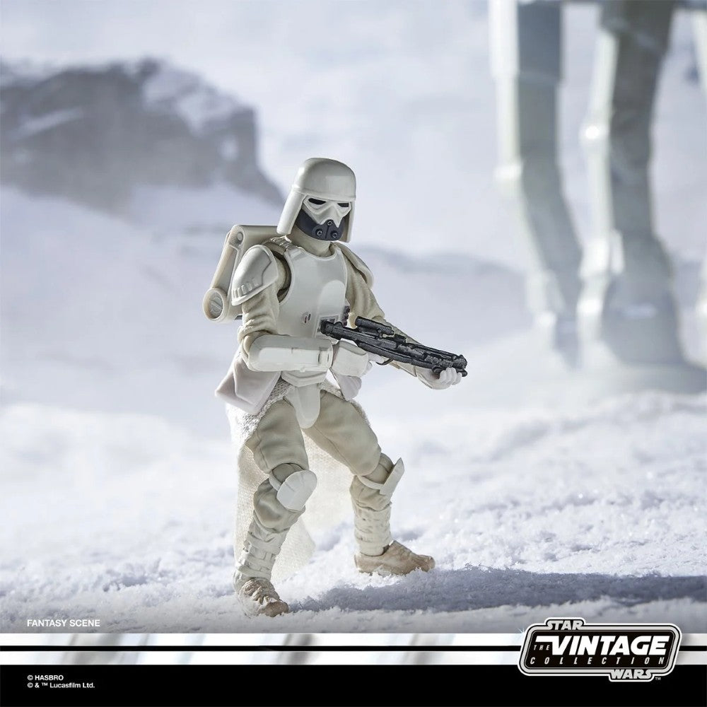 Snowtrooper Imperial Remnant 1:18 Scale 3.75" Star Wars Vintage Collection Action Figure (VC-389) by Kenner in snowy scene