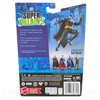 Stealth Suit Batman Action Figure Mattel DC Premiere Wave 2 Core Set New by Go Figment packaging back view