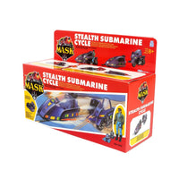 M A S K Stealth Submarine Cycle toy packaging with submarine vehicle and figure