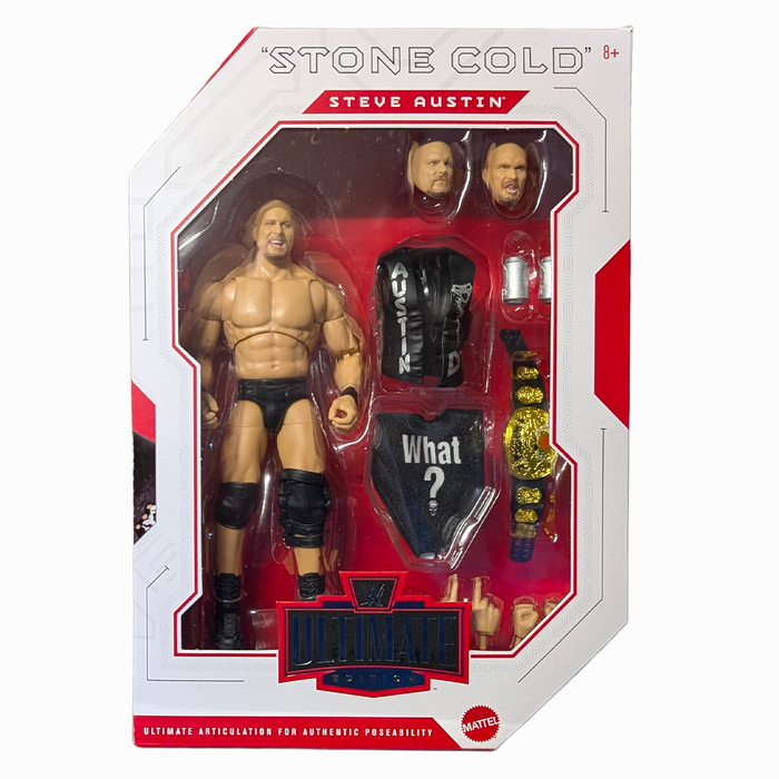 Stone Cold Steve Austin 6" Mattel Action Figure WWE Ultimate Edition Wave 32
