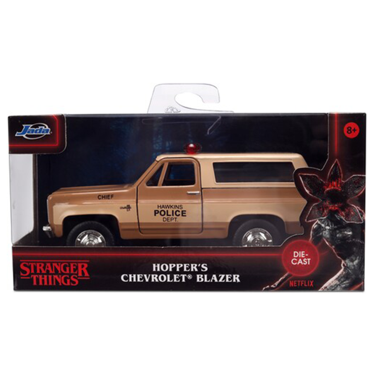 Hopper's 1980 Chevy Balzer 1:32 Scale Die-Cast Stranger Things Vehicle - Jada Toys by Go Figment in packaging