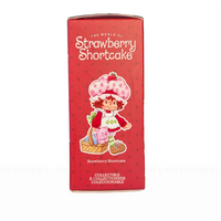 Strawberry Shortcake 2.5" with Custard the Cat with Strawberry Cheebee Figure collectible by Loyal Subjects in red packaging