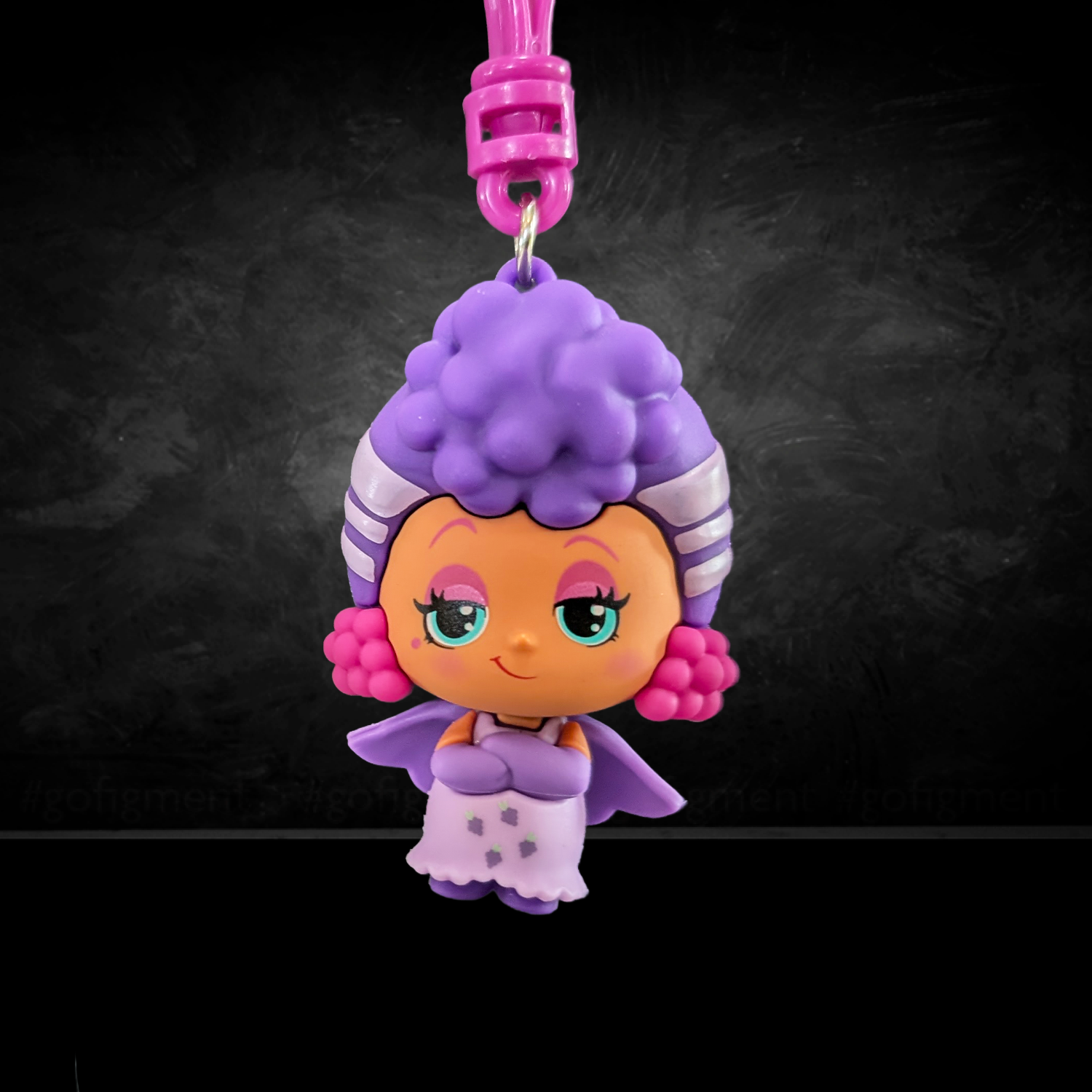 Strawberry Shortcake CheeBee U-PICK 2.5-Inch Keychain Blind Bag by Loungefly featuring Sour Grapes character new in box collectible toy