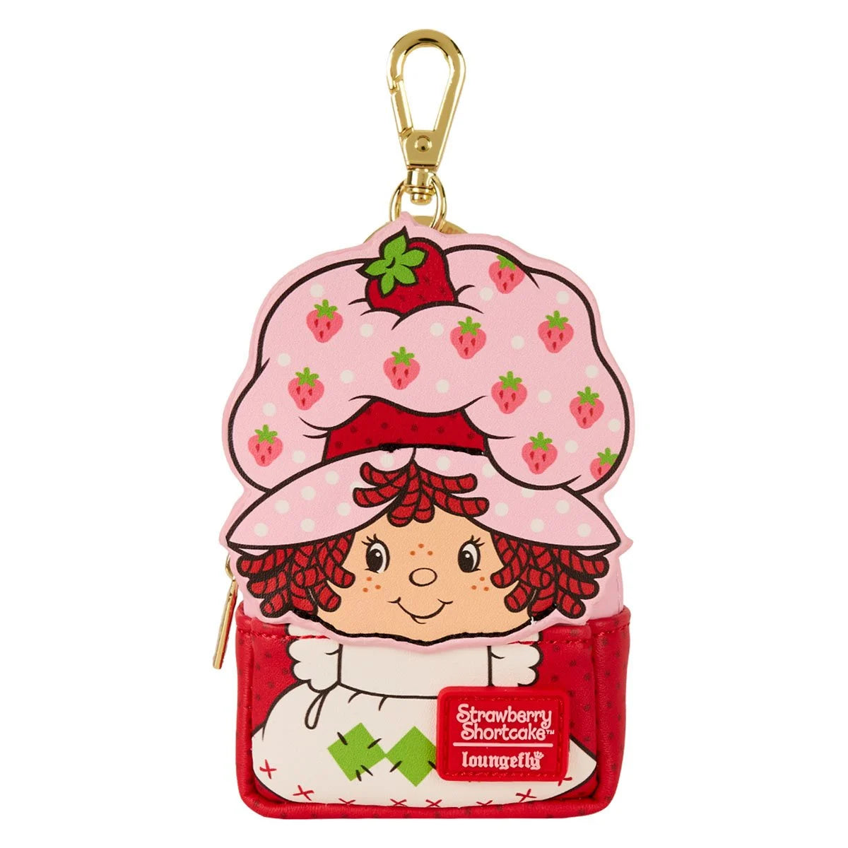 Mini-Loungefly Strawberry Shortcake and Friends U-PICK Bag Charm featuring Strawberry Shortcake design by Loungefly new in box collectible