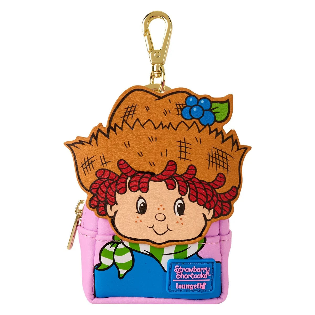 Mini-Loungefly Strawberry Shortcake and Friends U-PICK Bag Charm featuring scarecrow character new in box collectible by Loungefly