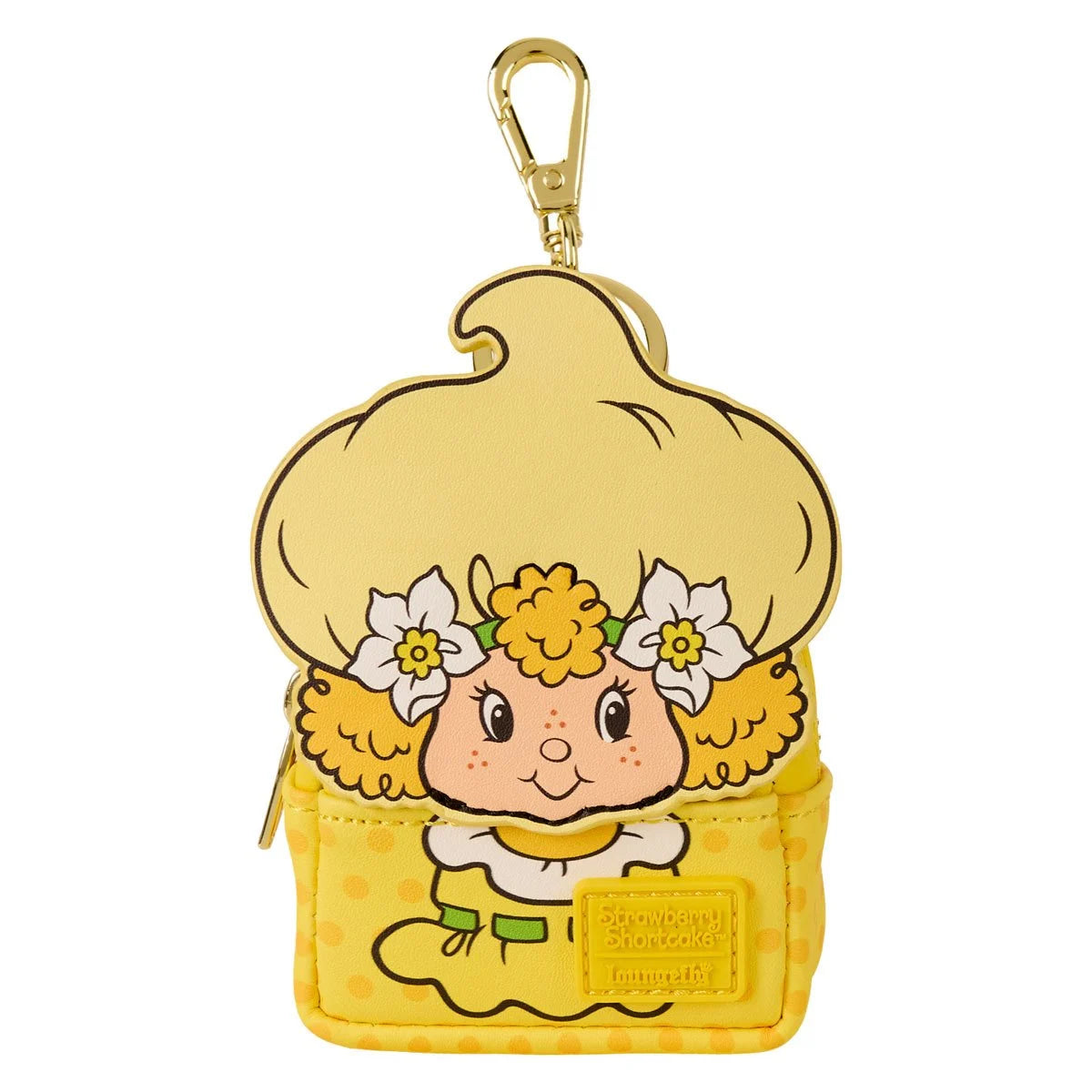 Mini-Loungefly Strawberry Shortcake and Friends U-PICK Bag Charm featuring yellow character design new in box collectible by Loungefly