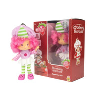 Strawberry Shortcake Raspberry Tart 5 1/2-inch Loyal Subjects fashion doll in pink outfit with original SDCC 2025 box