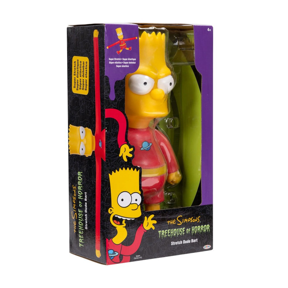 Stretch Dude Bart 10" JAKKS Pacific Stretchy Feature Plush Figure in box