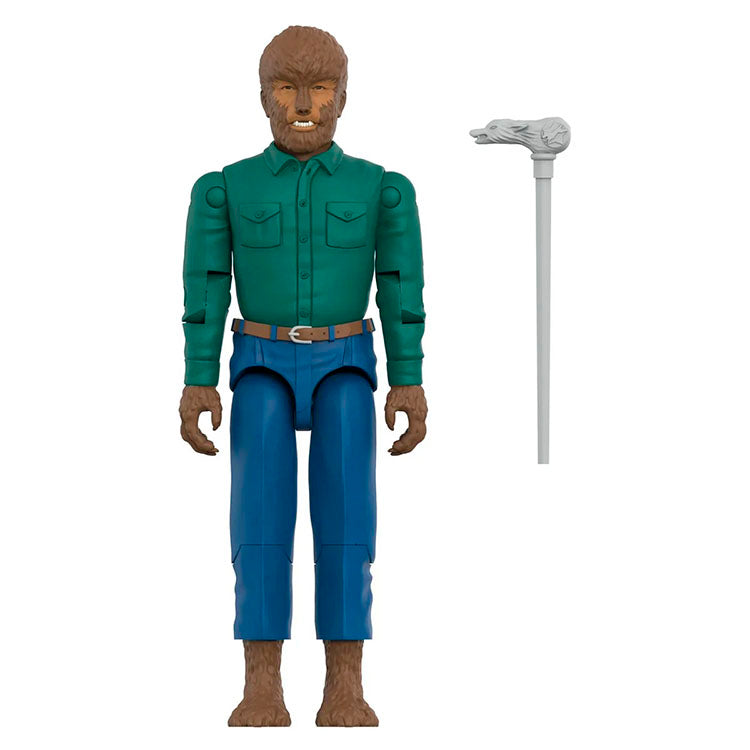 Hasbro Universal Monsters Wolf Man 3.75-inch figure with articulated joints and wolf head cane accessory