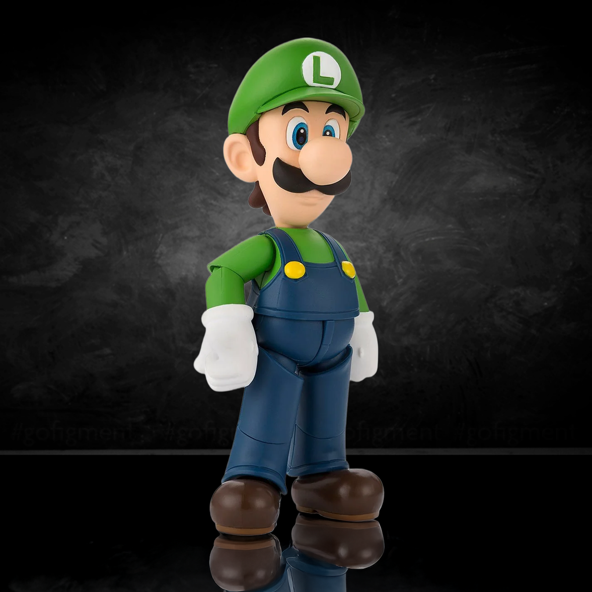 Super Mario Bros S.H.Figuarts Complete 3 Action Figures and Playset by Bandai Tamashii Nations featuring Luigi collectible by SH Figuarts
