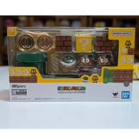 Super Mario Bros S.H.Figuarts Action Figure Playset by Bandai Tamashii Nations new in box 3.75 inch scale by SH Figuarts