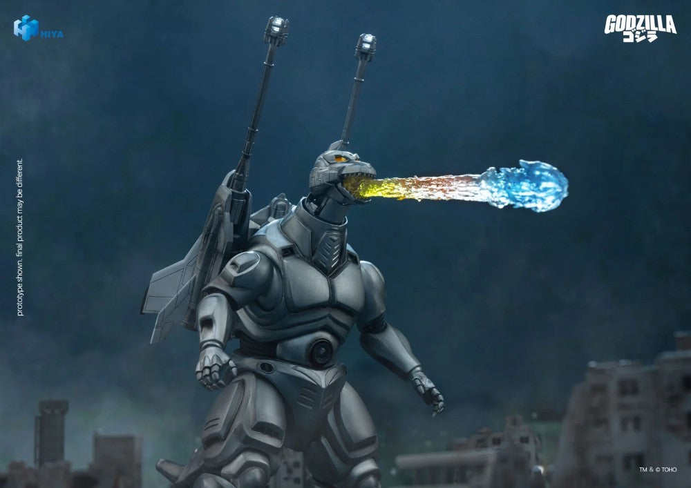Super Mechagodzilla 8.3" Hiya Toys Action Figure Exquisite Basic displaying an energy beam