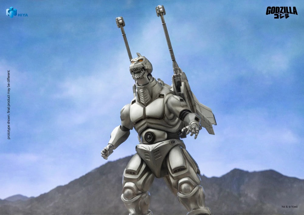 Super Mechagodzilla 8.3" Hiya Toys Action Figure Exquisite Basic standing with twin cannons