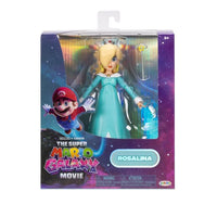 The Super Mario Galaxy Movie 5-Inch Scale Set of 4 Action Figures by JAKKS PACIFIC featuring Rosalina collectible toy.