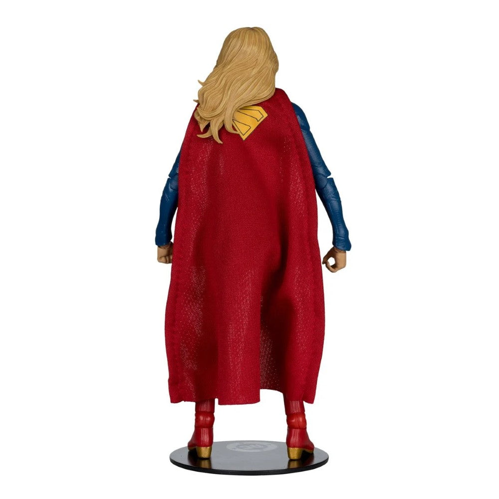 Supergirl and Baby Krypto DC Multiverse Deluxe Theatrical Edition Figure McFarlane Toys new in box back view collectible