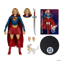 Supergirl and Baby Krypto DC Multiverse Deluxe Theatrical Edition Figure McFarlane Toys new in box collectible set with accessories