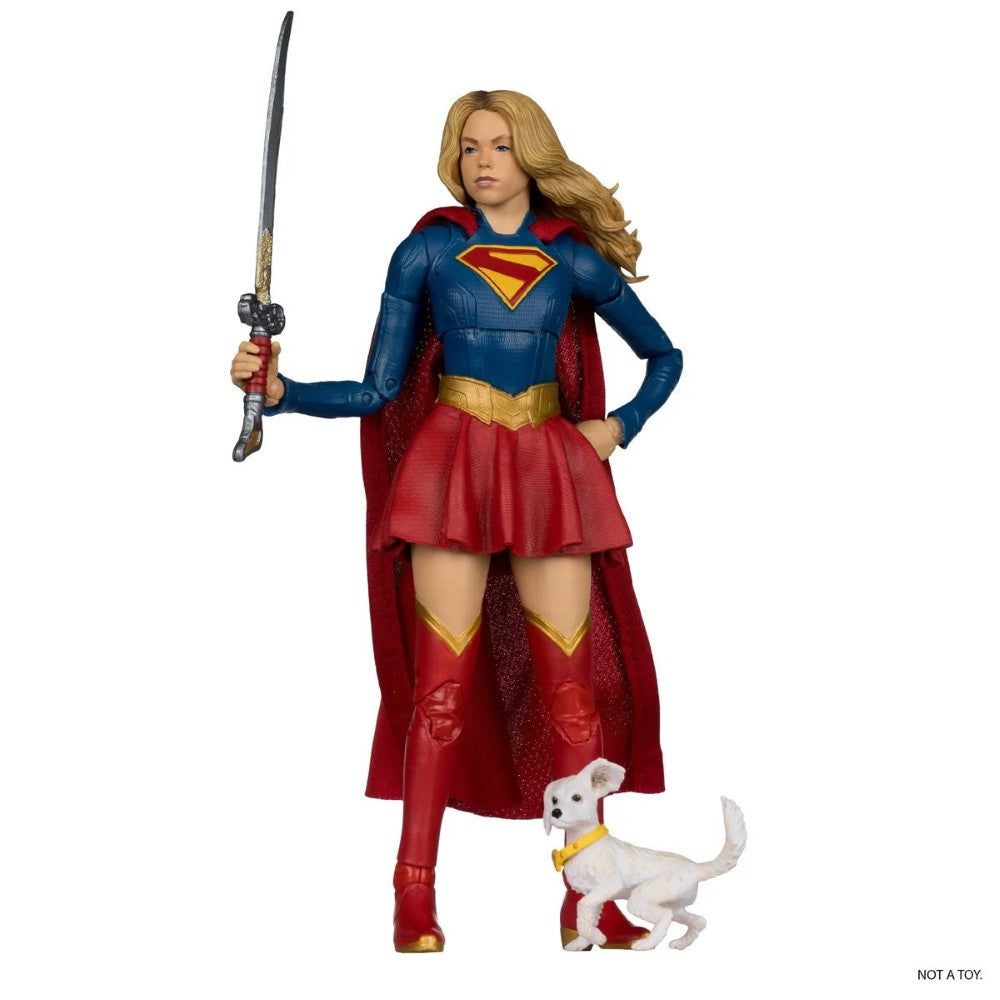 Supergirl and Baby Krypto DC Multiverse Deluxe Theatrical Edition Figure McFarlane Toys new in box collectible set