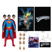 McFarlane Toys DC Multiverse Superman: The Movie 1978 Superman 7" Action Figure with interchangeable heads and accessories