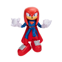DC x Sonic the Hedgehog 5" Knuckles as Superman Action Figure by Go Figment new in box collectible toy 5-inch scale