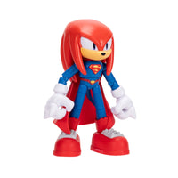 DC x Sonic the Hedgehog 5" Knuckles as Superman Action Figure by Go Figment new in box 5-inch collectible toy