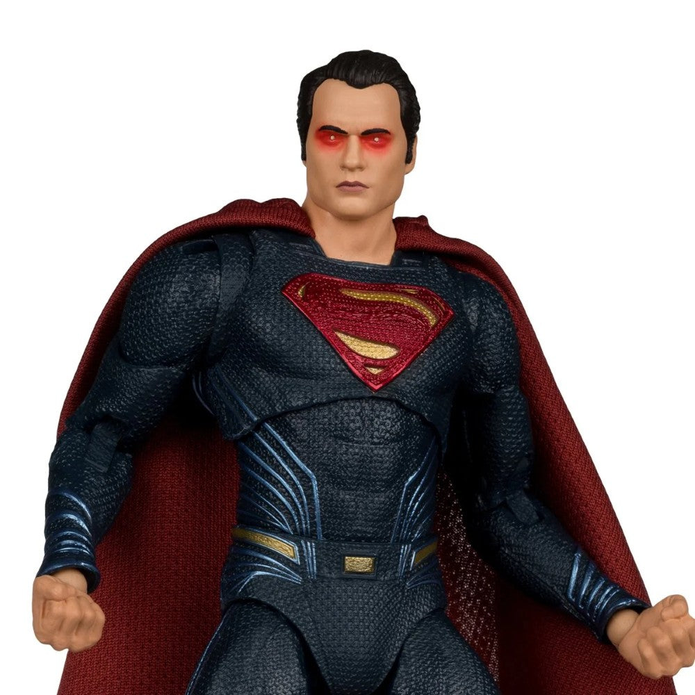 Superman DC Theatrical W4 Batman v Superman 2016 7-Inch Scale Action Figure by McFarlane with red heat vision eyes new in box