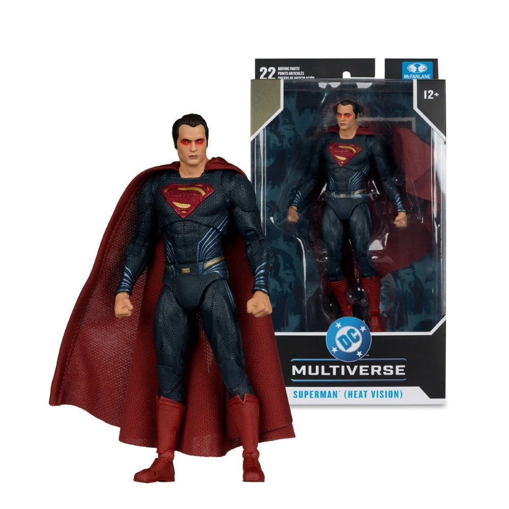 Superman DC Theatrical W4 Batman v Superman 2016 7-Inch Scale Action Figure by McFarlane new in box with heat vision