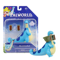 Relaxaurus 4" Palworld Series 1 Premium Action Figure by The Loyal Subjects in packaging with accessories