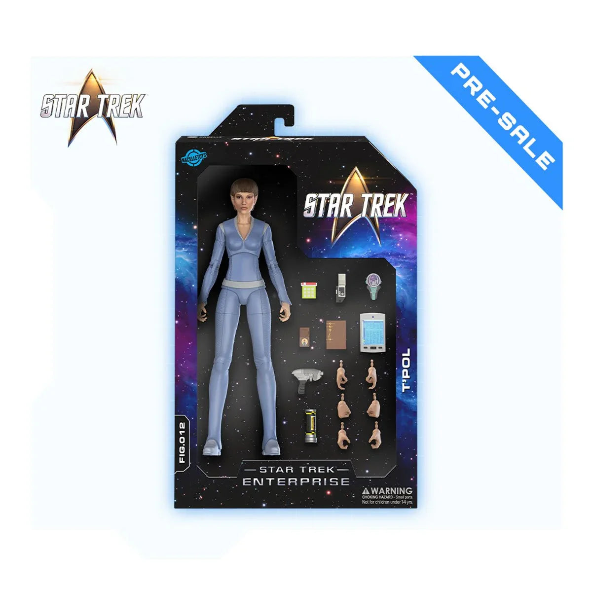 Image of T'Pol 7" Star Trek Enterprise Delphic Expanse Nacelle Premium Action Figure Collectible