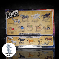 Mighty Steeds - Roman Tack Kit – BLUE Action Figure Accessories by Boss Fight Studio Llc new in box 1:18 scale