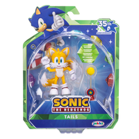 Tails Sonic the Hedgehog Collector's 35th Anniversary Edition Action Figure – 4in Articulated Figure Wave 23 by Jakks Pacific in package