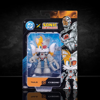 DC x Sonic the Hedgehog 5" Tails as Cyborg Action Figure by Go Figment new in box 5-inch collectible