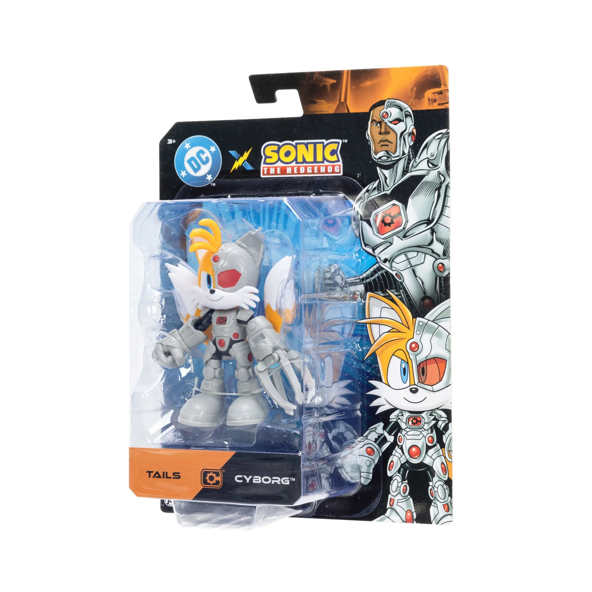 DC x Sonic the Hedgehog 5" Tails as Cyborg Action Figure by Go Figment new in box 5-inch collectible toy