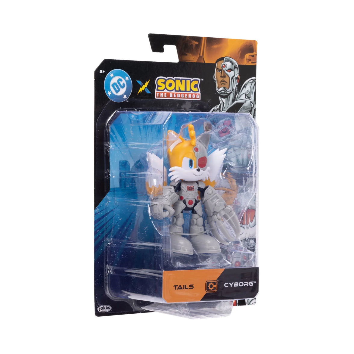 DC x Sonic the Hedgehog 5" Tails as Cyborg Action Figure by Go Figment new in box 5-inch collectible toy