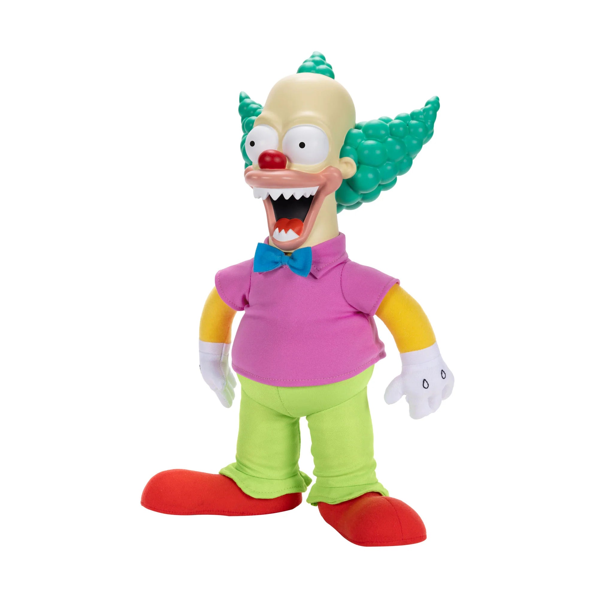 Talking Krusty Doll 15" Action Figure The Simpsons Pull String 10+ Phrases