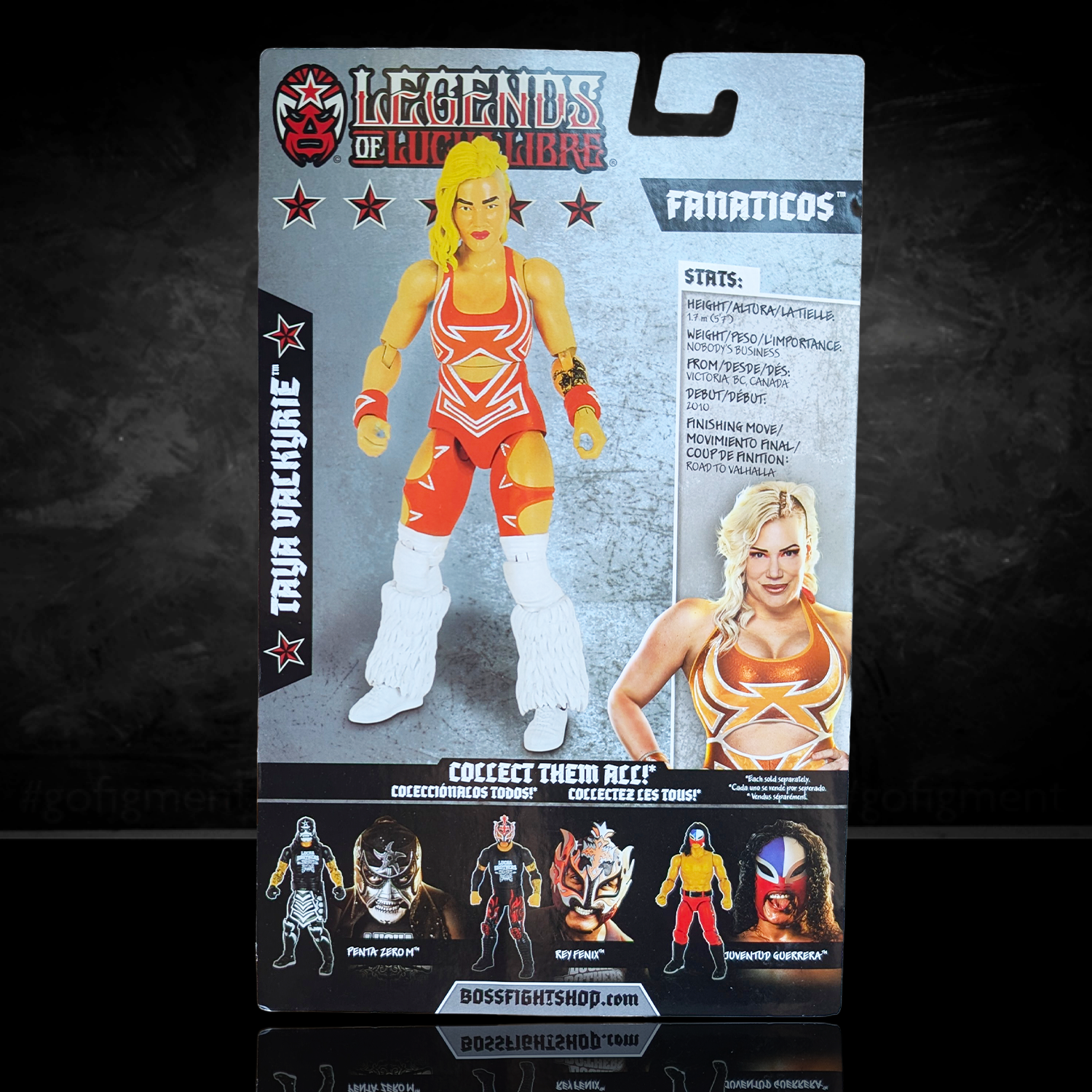 Taya Valkyrie Legends of Lucha Libre Premium 1:12 Scale 6" Action Figure by Boss Fight Studio Llc new in box collectible