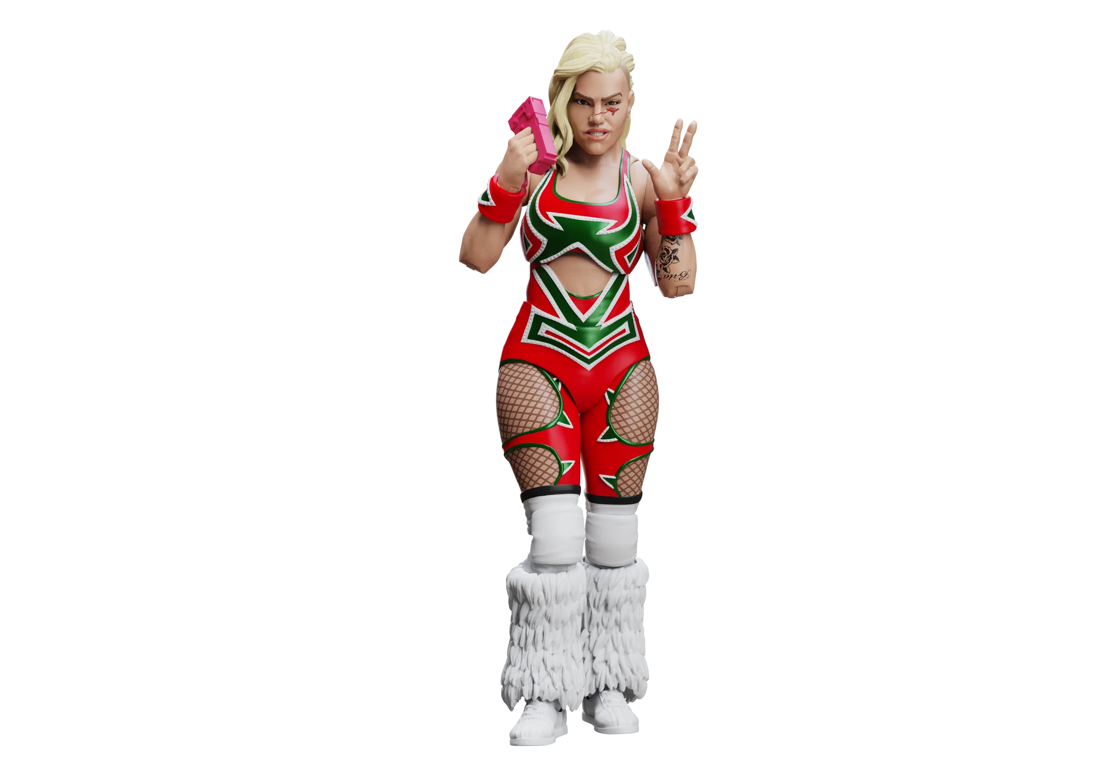 Taya Valkyrie with Prince Presley Legends of Lucha Libre Premium 1:12 Scale 6" Action Figure by Boss Fight Studio Llc new in box