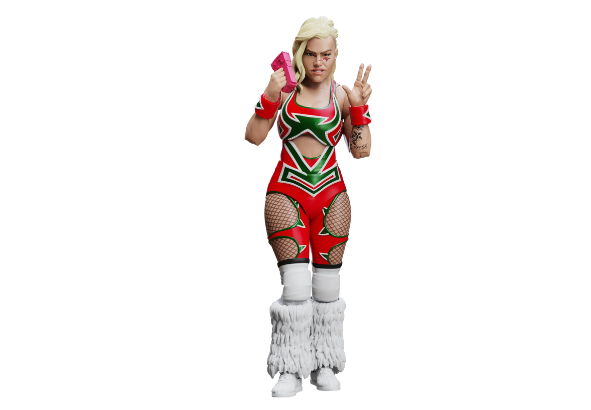 Taya Valkyrie with Prince Presley Legends of Lucha Libre Premium 1:12 Scale 6" Action Figure by Boss Fight Studio Llc new in box